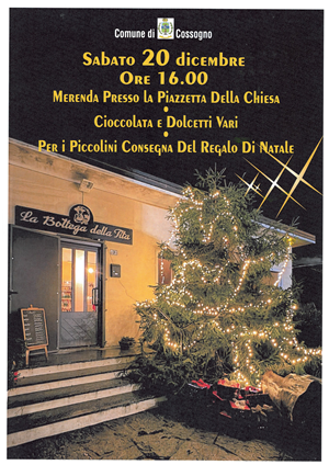 Merenda di Natale e consegna dei regali